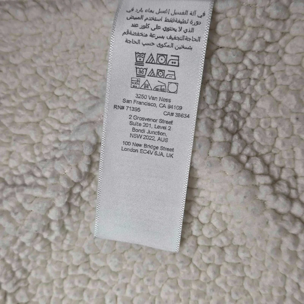 Pottery Barn Kids White Knit Sherpa Baby Blanket Tassel Stroller Nursery 30x40